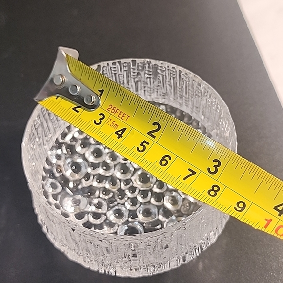 Iittala Ultima Thule Creamer & Sugar Set Finland Tapio Wirkkala Icicle Pattern - Picture 8 of 10